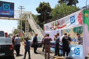 برپایی ایستگاه صلواتی شرکت ایران یاسا در روز عید غذیر